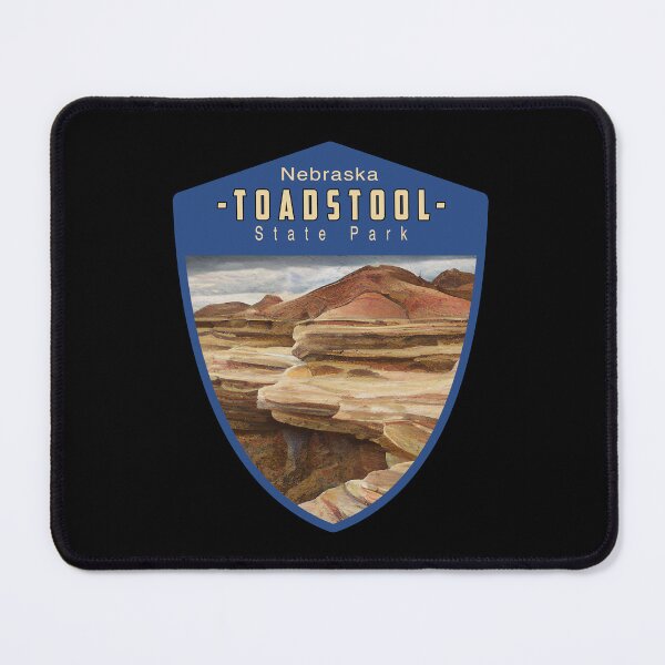 Item preview, Nebraska Travel Toadstool Geological Park Nebraska designed and sold by CattlettArt.