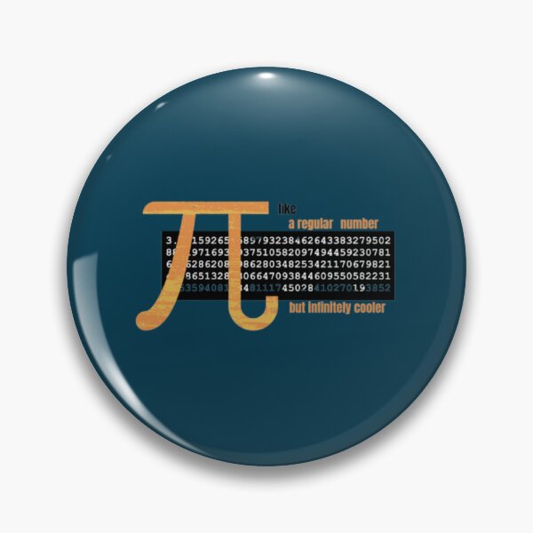 Item preview, pi like a regular number but infinitely cooler                           designed and sold by DANGERSTRANG.