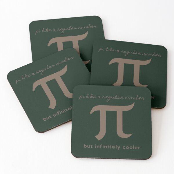 Item preview, pi like a regular number but infinitely cooler                           designed and sold by DANGERSTRANG.