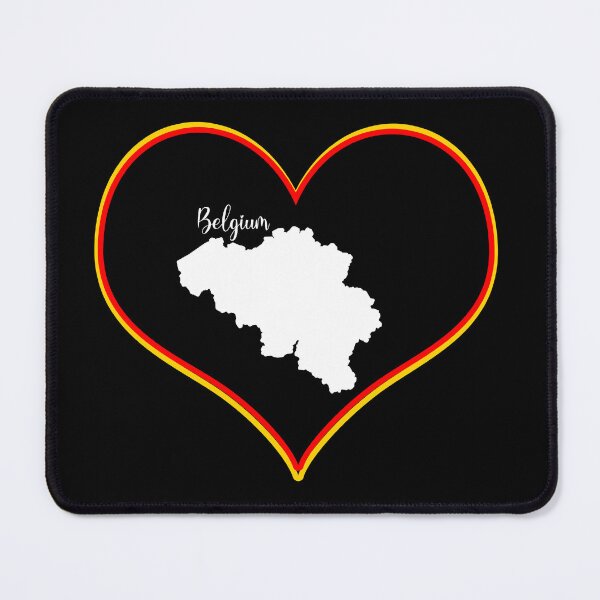 Item preview, Black heart map Belgium designed and sold by Astralia.