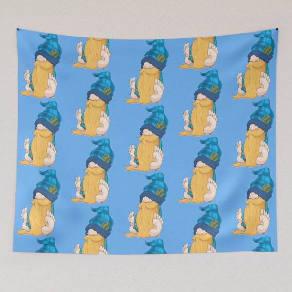 Item preview, Blue Plaid Hobb Nobb designed and sold by StewCanSketch.