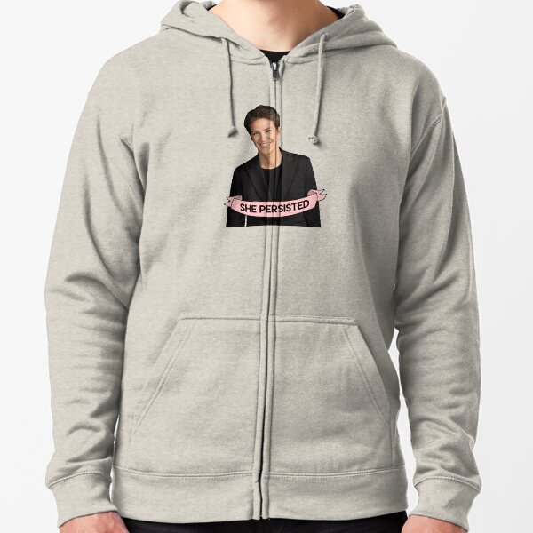 Rachel Maddow "She Persisted" Zipped Hoodie