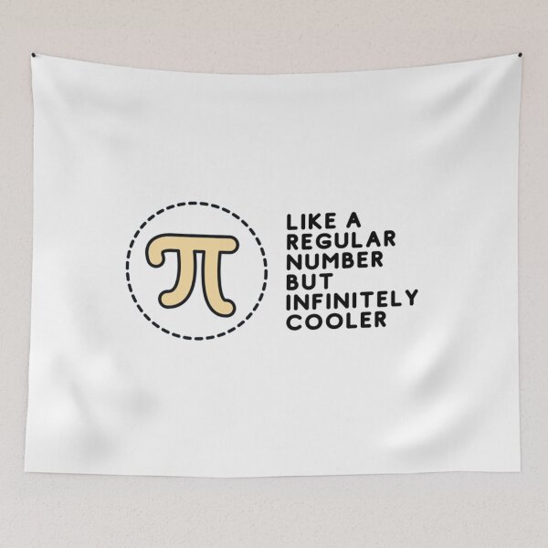 Item preview, pi like a regular number but infinitely cooler               designed and sold by DANGERSTRANG.