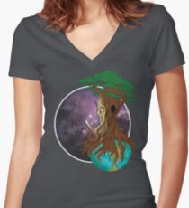 Tinder Women's Fitted V-Neck T-Shirt
