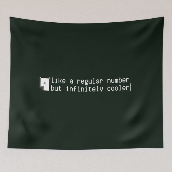 Item preview, Pi Like A Regular Number But Infinitely Cooler              designed and sold by DANGERSTRANG.