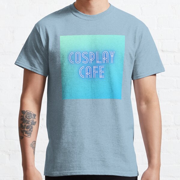 Cosplay Cafe Podcast Logo Blue Classic T-Shirt