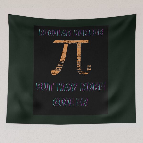 Item preview, pi like a regular number but infinitely cooler             designed and sold by DANGERSTRANG.