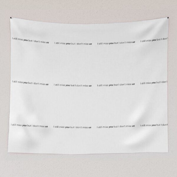 Item preview, Alexander 23 Crash I still miss you but I don't miss us designed and sold by Isabella Kate.
