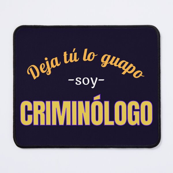 Item preview, Copy of Leave the handsome, I'm a crimonologist (dark blue background) designed and sold by GabyDark.
