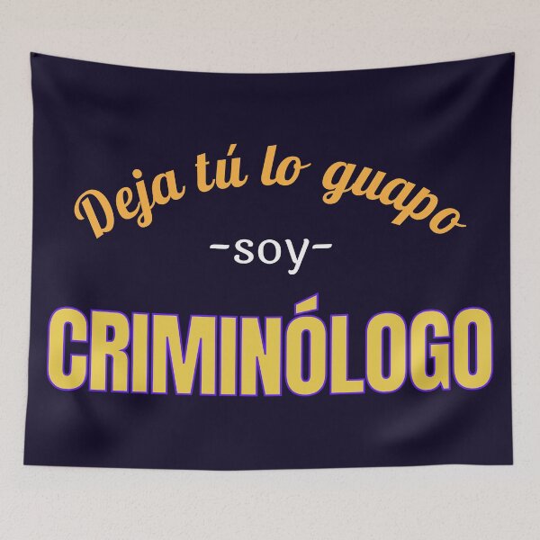 Item preview, Copy of Leave the handsome, I'm a crimonologist (dark blue background) designed and sold by GabyDark.