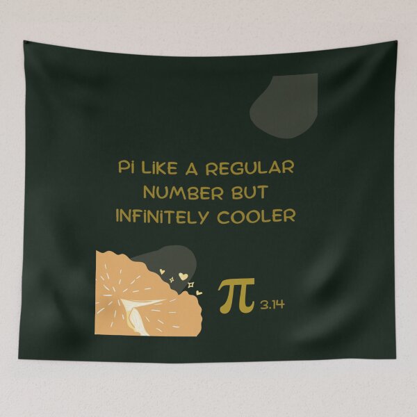 Item preview, Pi Like A Regular Number But Infinitely Cooler   designed and sold by DANGERSTRANG.