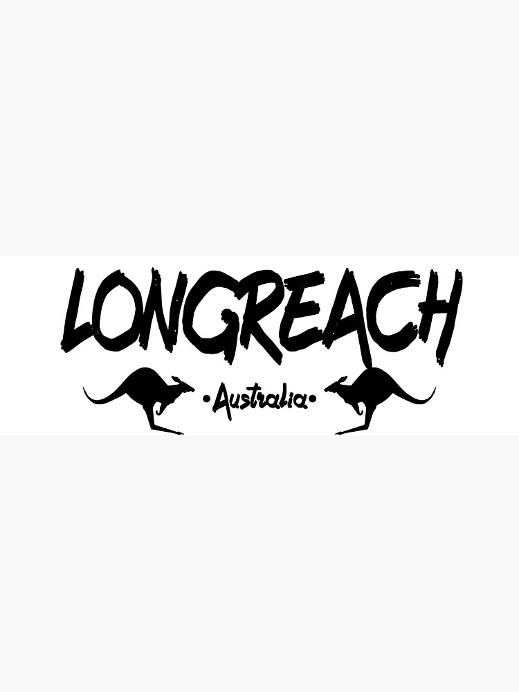 "Longreach Australia Tag" Sticker by WaterClimber Redbubble