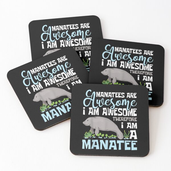Item preview, Manatees Are Awesome - Manatee Lover Zookeeper Wildlife  designed and sold by garretjahna.