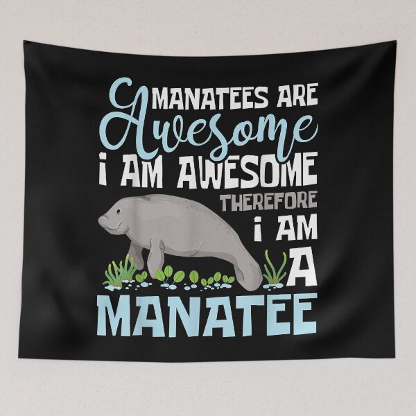 Item preview, Manatees Are Awesome - Manatee Lover Zookeeper Wildlife  designed and sold by garretjahna.