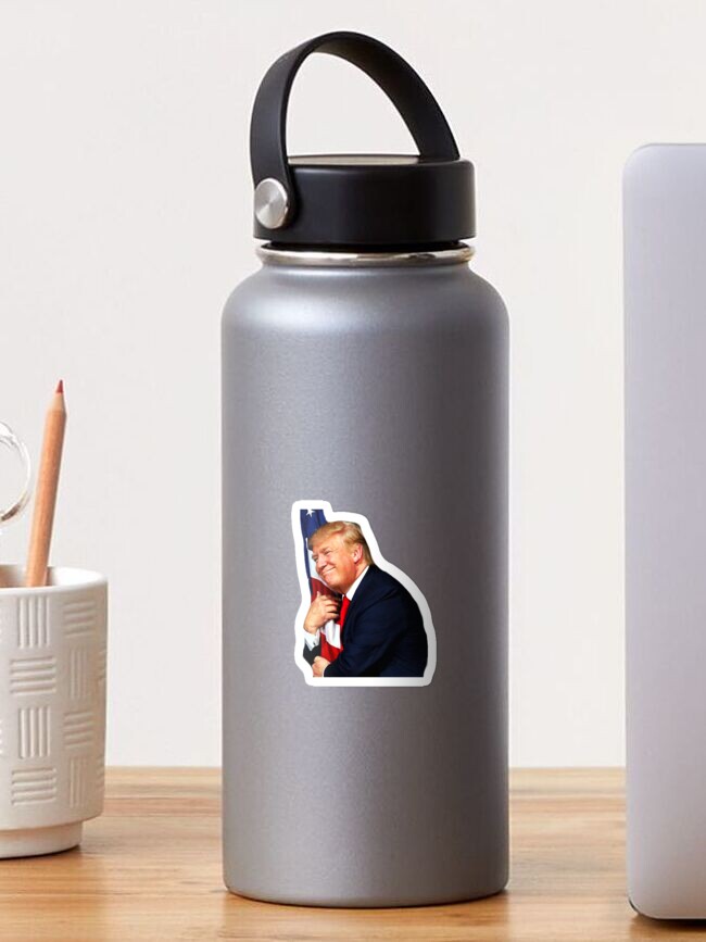 Thumbnail 1 of 3, Sticker, Trump Loves America designed and sold by StickersOfTrump.
