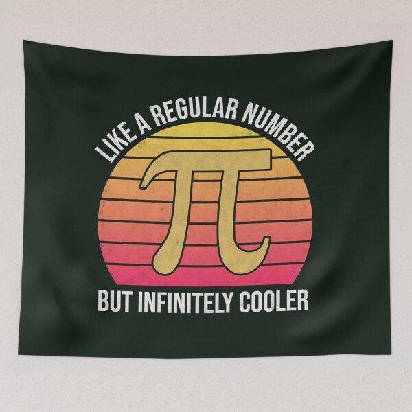 Item preview, Pi Like a Regular Number But Infinitely Cooler Funny Pi Day Pullover Sweatshirt   designed and sold by DANGERSTRANG.
