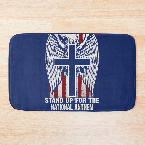 Item preview, Kneel For The Cross Stand Up For The National Anthem T Shirt   designed and sold by JWMApparel.