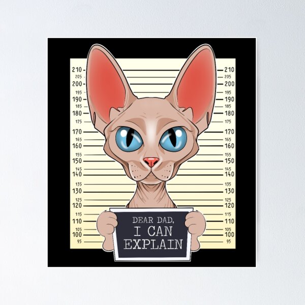 Item preview, Sphynx cat dad can explains designed and sold by jackienorfolkal.
