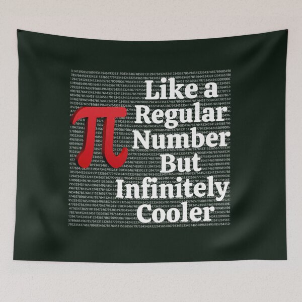 Item preview, Pi Like A Regular Number But Infinitely Cooler funny pie day designed and sold by DANGERSTRANG.