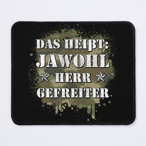 Item preview, Yes, Herr Gefreiter Bund Gefr AGA rank designed and sold by Denis Rösler.