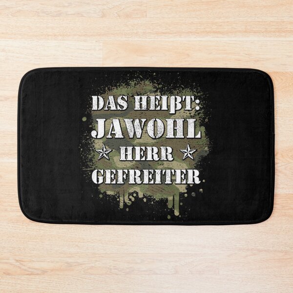 Item preview, Yes, Herr Gefreiter Bund Gefr AGA rank designed and sold by Denis Rösler.