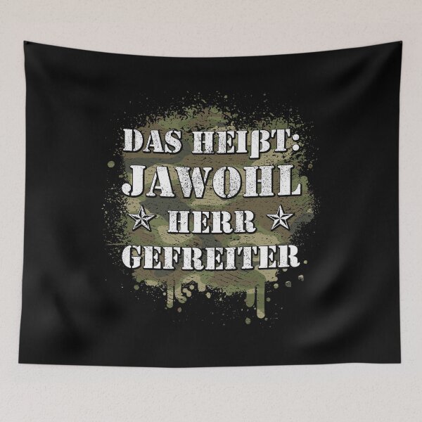 Item preview, Yes, Herr Gefreiter Bund Gefr AGA rank designed and sold by Denis Rösler.