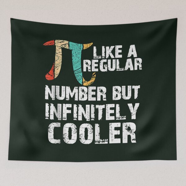 Item preview, Pi Like a Regular Number But Infinitely Cooler Math Pi Day Tank Top    designed and sold by DANGERSTRANG.