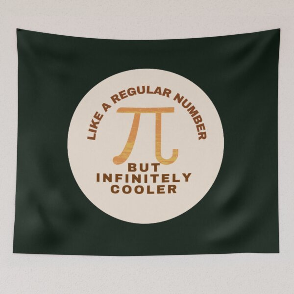 Item preview, pi like a regular number but infinitely cooler,gift for international pi day   designed and sold by DANGERSTRANG.
