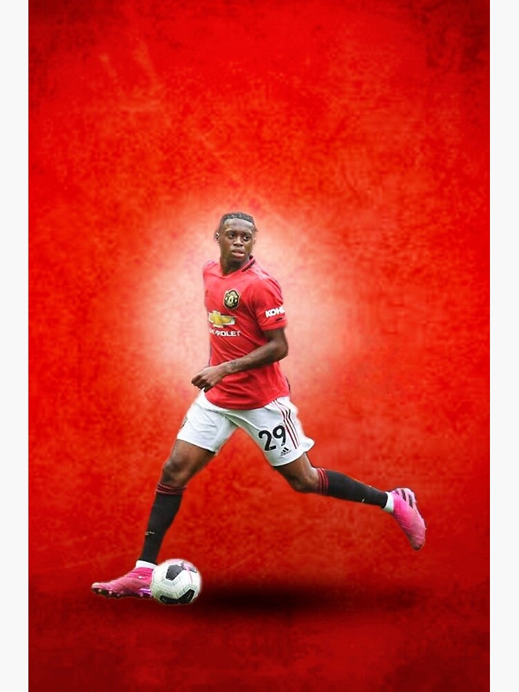 Download Aaron Wan-Bissaka Orange Jersey Wallpaper