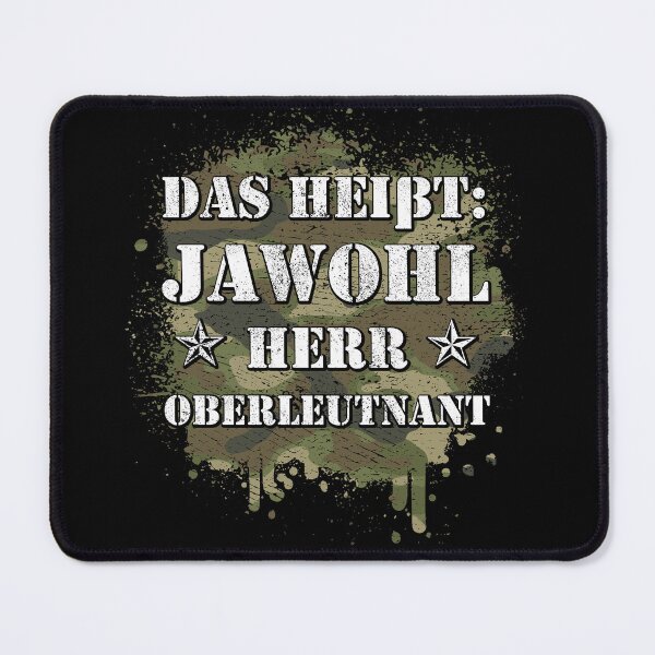 Item preview, Yes, Mr. Oberleutnant Bund rank OLt AGA designed and sold by Denis Rösler.