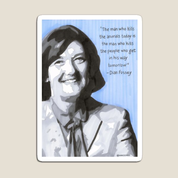 Item preview, Dian Fossey designed and sold by anniemgo.