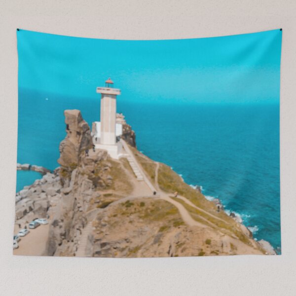 Item preview, Lighthouse  & Deep blue ocean water  designed and sold by anisbbmbrush.