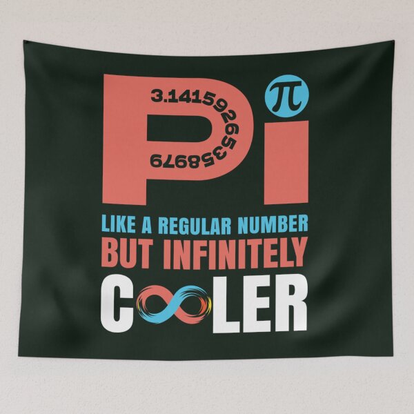Item preview, Pi Like A Regular Number But Infinitely Cooler Happy Pi Day 3.14 Teachers Students Mathematics  (1) designed and sold by DANGERSTRANG.