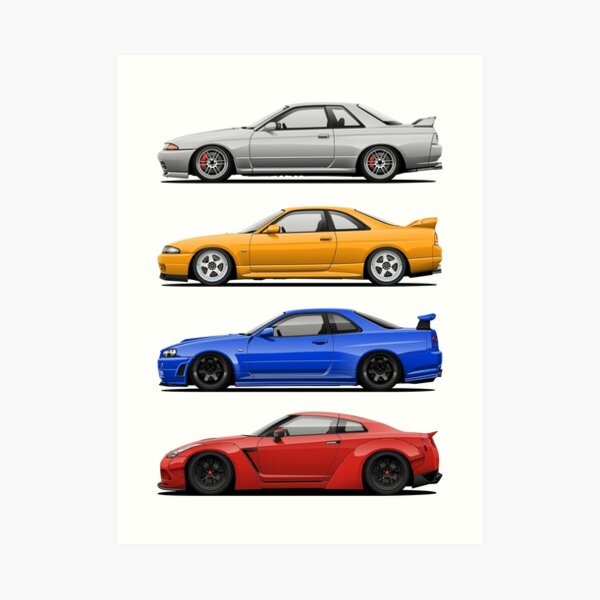 Skyline GTR. Generation Art Print