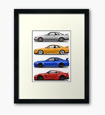 Skyline GTR. Generation Framed Print