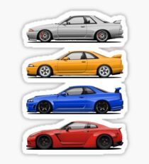 Pegatina Skyline GTR. Generacion