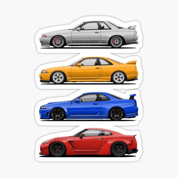 Skyline GTR. Generation Sticker