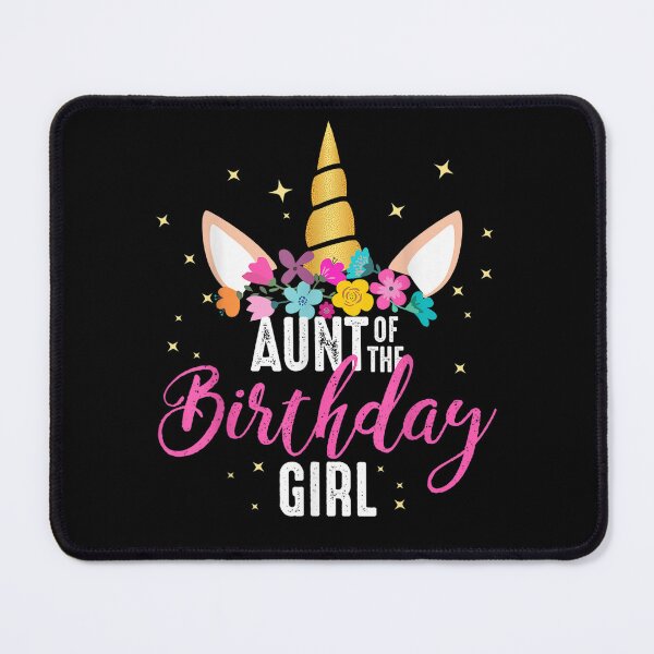 Item preview, Aunt Of The Birthday Girl Aunt Gift Unicorn Birthday, Beach Graphic, For Women, Adults,  designed and sold by GAELSTORE.