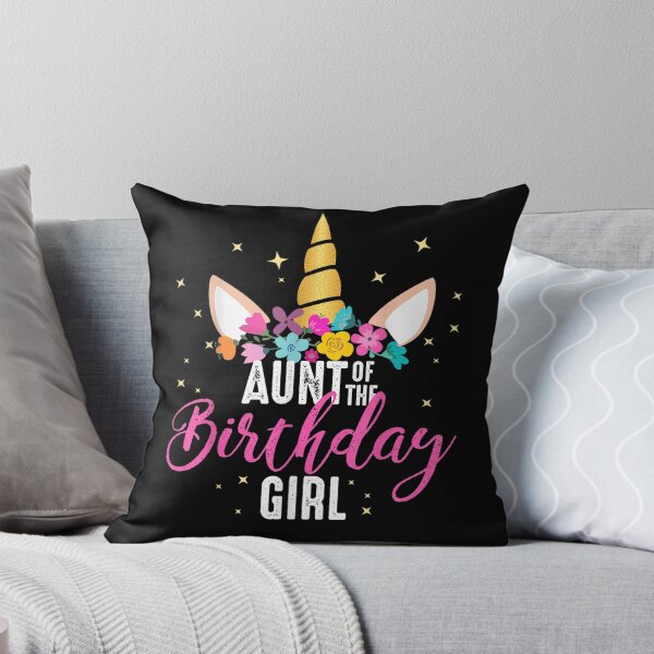 Item preview, Aunt Of The Birthday Girl Aunt Gift Unicorn Birthday, Beach Graphic, For Women, Adults,  designed and sold by GAELSTORE.