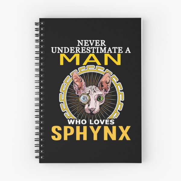 Item preview, Never underestimate man who loves sphynx cat designed and sold by jackienorfolkal.