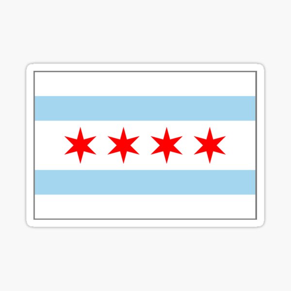 Chicago Flag T-shirt for Sale by trumoose, Redbubble