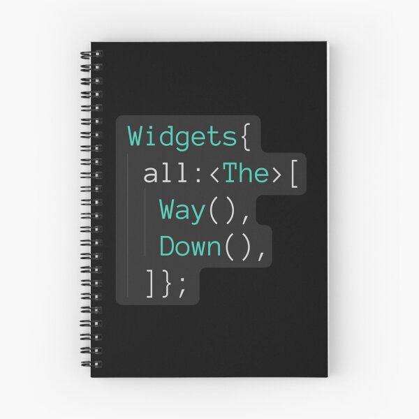 Item preview, Flutter Widgets all the way down     designed and sold by SouthernAsh.
