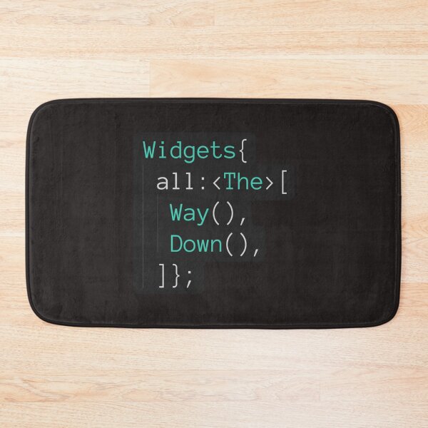 Item preview, Flutter Widgets all the way down     designed and sold by SouthernAsh.