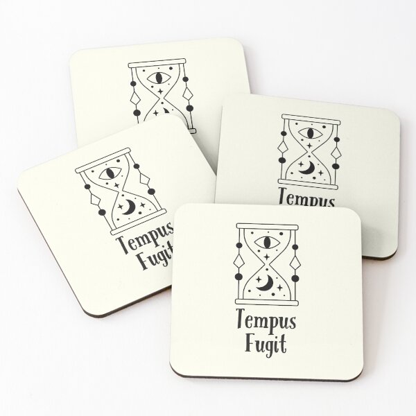 Item preview, Tempus Fugit Time Flies Ancient Roman Dark Academia Saying designed and sold by IceCreamMuseum.
