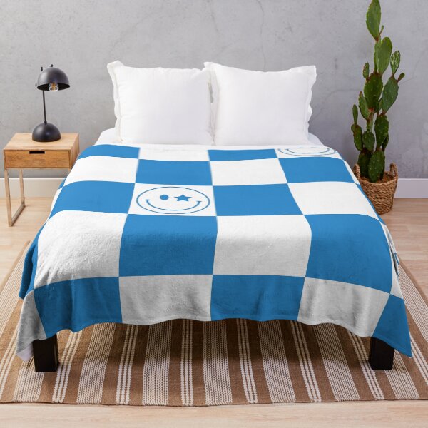 Item preview, Aesthetic Blue and White Checker Pattern designed and sold by ind3finite.