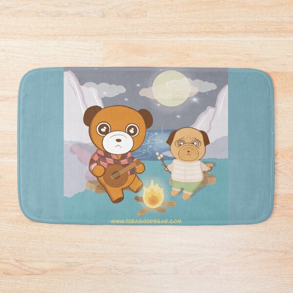 Item preview, Bear and Pug Camping designed and sold by Toba  Goodbear.