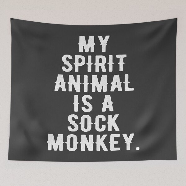 Item preview, My Spirit Animal Is A Sock Monkey Funny designed and sold by SelenaAngel.