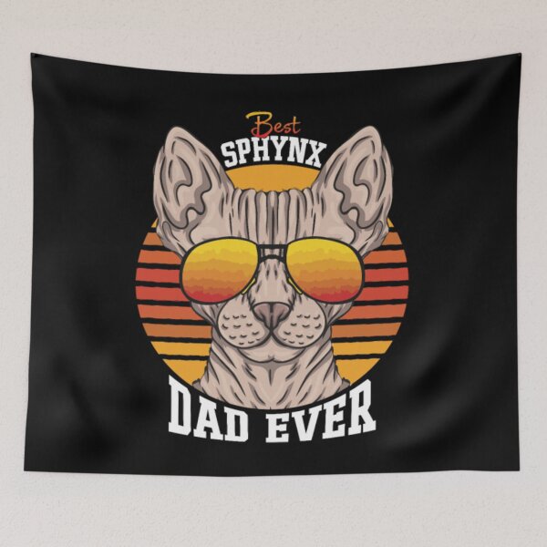 Item preview, Sphynx cat dad ever getting designed and sold by jackienorfolkal.