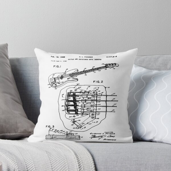 Artikelvorschau, Patent Blueprint E-Bass 1969 entworfen und verkauft von SelenaAngel.