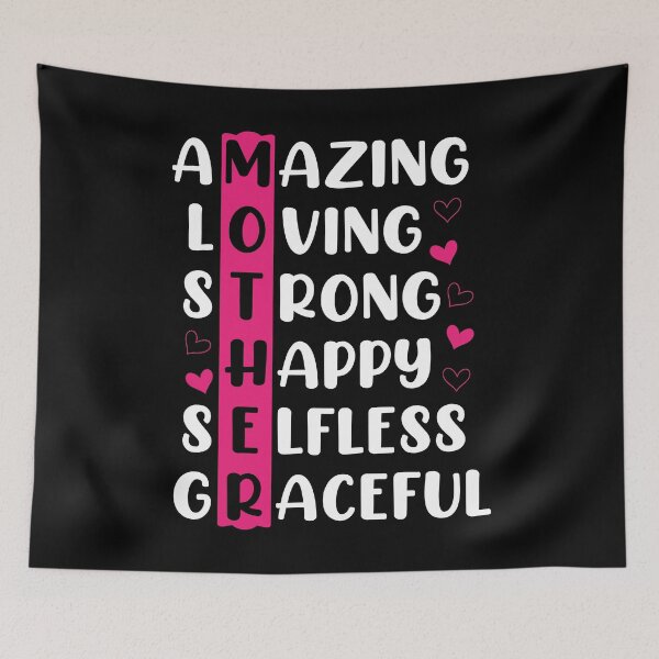 Item preview, Amazing-Loving-Strong-Happy-Selfless mother's designed and sold by NovaAyoub.